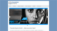 Desktop Screenshot of franziski-sports.com