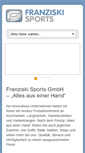 Mobile Screenshot of franziski-sports.com